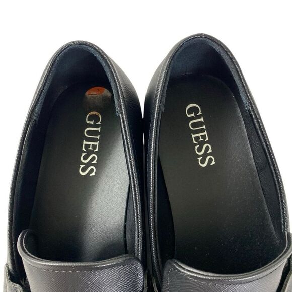 GUESS Men's Black Loafers 11 Hendo Horse bit w/ Guess logo - Picture 3 of 8